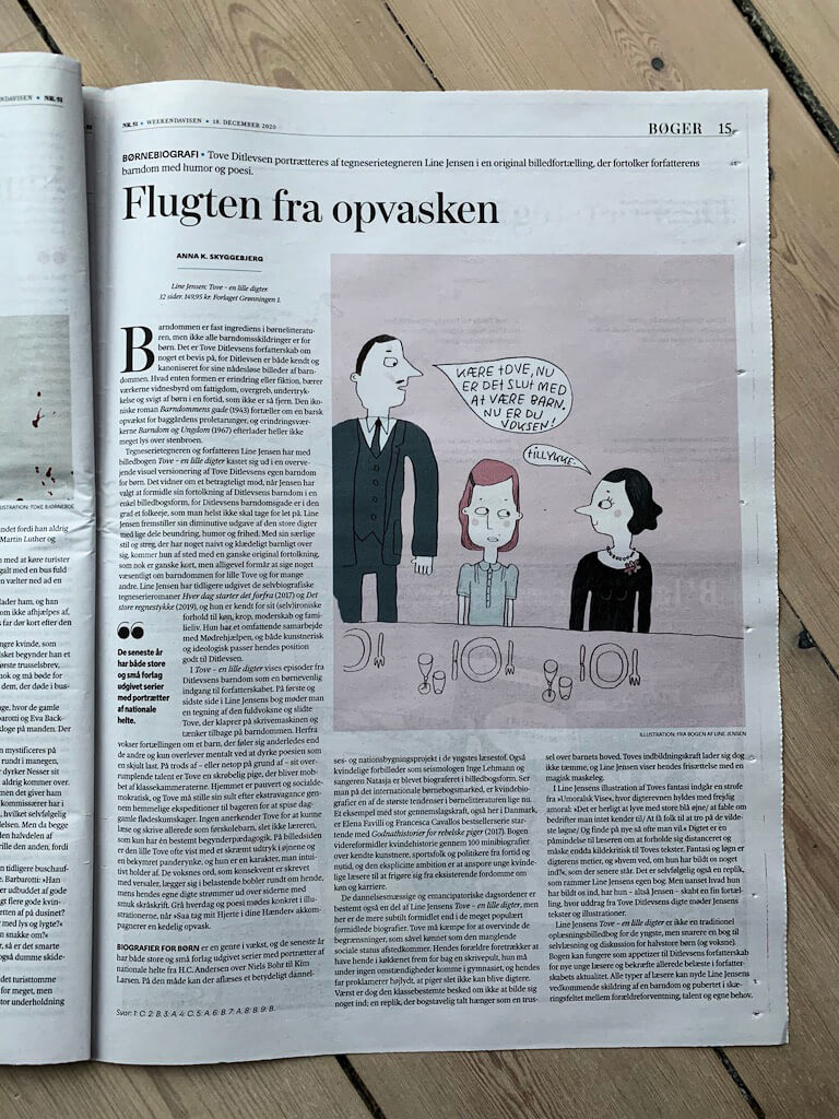 Flugten fra opvasken — anmeldelse i Weekendavisen