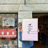 Kvinde liv frihed plakat for Voice of Iran