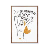 Jeg er verdens bedste mor - gul