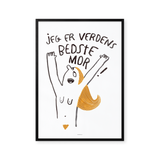 Jeg er verdens bedste mor - gul