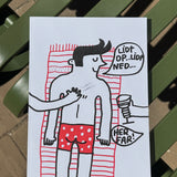 Her far! - Fars dag A5 kort (uden konvolut)