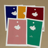 "HÅB"  kort A6 5-pak