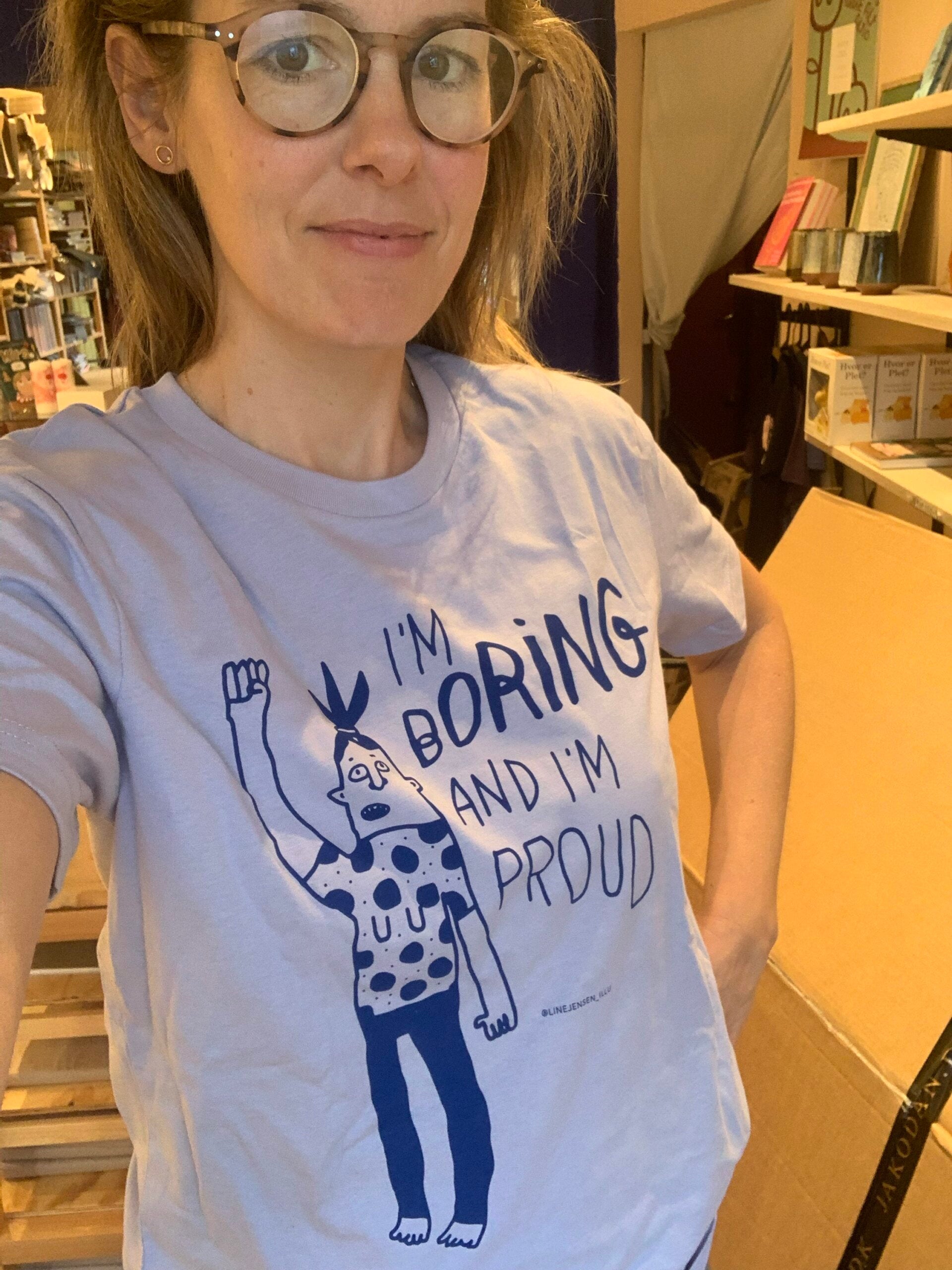 Boring and proud, t-shirt limited edition – Line