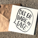 Det er bare en fase - postkort m. konvolut